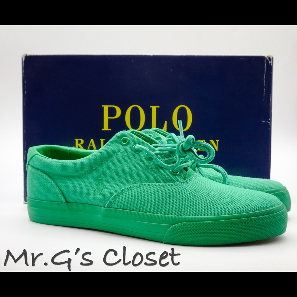 Ralph Lauren Polo Green Canvas